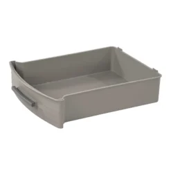 4 Drawer Weave Tower Dark Gray - Brightroom™: Plastic Storage Organizer, Portable Utility Drawers, Universal Storage -Brightroom GUEST 0a40f3f1 978d 420b 8461 eb01b0e021bc