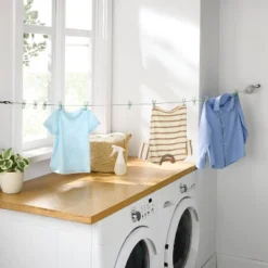 Portable Clothesline With Clips - Brightroomâ„¢