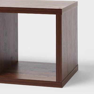13" 2 Cube Walnut - Brightroom™ 4 13" 2 Cube Walnut - Brightroom™ - Image 2