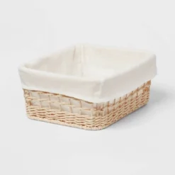 Tapered Woven Basket With Liner - Brightroom™ 9 Tapered Woven Basket With Liner - Brightroom™ -Brightroom GUEST 0fb1f4e5 0222 49b3 bf2a 53282a25b189