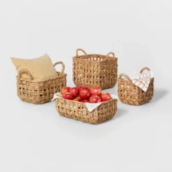 Rectangular Twisted Open Checkered Weave Basket - Brightroom™ 9 Rectangular Twisted Open Checkered Weave Basket - Brightroom™ -Brightroom GUEST 201761e9 c2f6 4214 a69a 5b0470d995d6 1