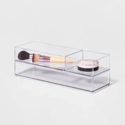 3 Bathroom Plastic Tray Beauty Organizer Set Clear - Brightroom™ 7 3 Bathroom Plastic Tray Beauty Organizer Set Clear - Brightroom™ -Brightroom GUEST 28aee1c3 5eb3 439c 8ea4 2dbdc4bd6ddf