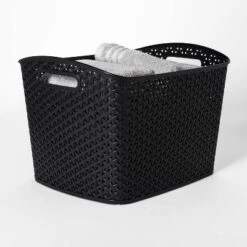 Y-Weave XL Curved Decorative Storage Basket - Brightroomâ„¢