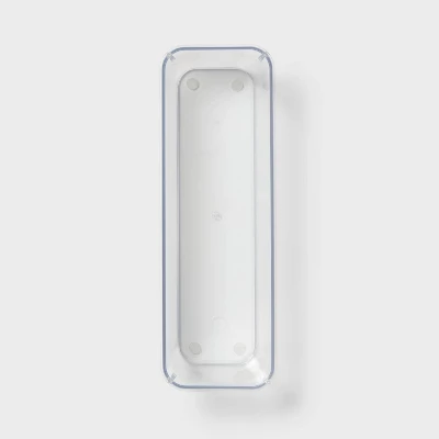 3"x9" Drawer Flatware Organizer - Brightroom™: Clear PETG In-Drawer Silverware Tray, Contemporary Style 4 3"x9" Drawer Flatware Organizer - Brightroom™: Clear PETG In-Drawer Silverware Tray, Contemporary Style - Image 2