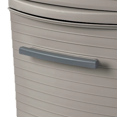 4 Drawer Skinny Tower Dark Gray - Brightroom™: Plastic Storage Drawers, Decorative Organizer, No Assembly Required 7 4 Drawer Skinny Tower Dark Gray - Brightroom™: Plastic Storage Drawers, Decorative Organizer, No Assembly Required - Image 5