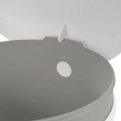 1.6gal Round Step Trash Can - Brightroom™: Compact Pedal-Operated Lid, Small Bathroom Bin, Textured White Finish 20 1.6gal Round Step Trash Can - Brightroom™: Compact Pedal-Operated Lid, Small Bathroom Bin, Textured White Finish -Brightroom GUEST 426c281f fa1d 43f2 8929 75ca99ffe055