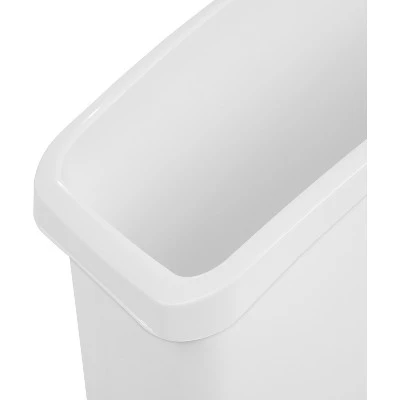 Under Sink Waste And Sorting Can - Brightroom™: Compact Kitchen Trash Can, 5.8 Gallon, White, Textured Finish 7 Under Sink Waste And Sorting Can - Brightroom™: Compact Kitchen Trash Can, 5.8 Gallon, White, Textured Finish - Image 5