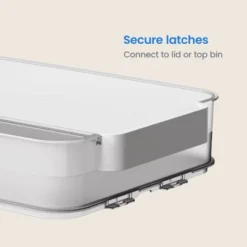 Click In Place 6.7qt Clear Shallow Plastic Storage Bin With White Latch For Home And Office Organization - Brightroom™ 14 Click In Place 6.7qt Clear Shallow Plastic Storage Bin With White Latch For Home And Office Organization - Brightroom™ -Brightroom GUEST 491a8212 cf5c 4251 b9c9 48c3e4a4fcdf