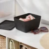 Lidded Felt With Lid Charcoal - Brightroom™: Rectangle Storage Basket, 20% Recycled Polyester, 8.25"x6.25"x4.125" 2 Lidded Felt With Lid Charcoal - Brightroom™: Rectangle Storage Basket, 20% Recycled Polyester, 8.25"x6.25"x4.125" -Brightroom GUEST 4b4251f6 bb14 46f9 a6d6 e31a1b65168e