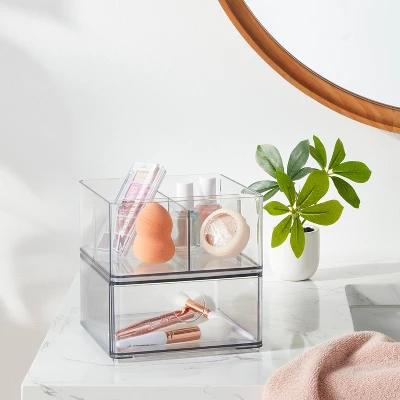 Clear Stackable Storage - Brightroom™ 3 Clear Stackable Storage - Brightroom™