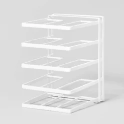 Wire Storage Pan Organizer White - Brightroom™: Iron Kitchen Cabinet & Pantry Organizer, 10" H X 13" D X 9" W 7 Wire Storage Pan Organizer White - Brightroom™: Iron Kitchen Cabinet & Pantry Organizer, 10" H X 13" D X 9" W -Brightroom GUEST 57e5e1e6 5673 4d0a badd 42bef5b22714