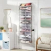 Over The Door 26 Shelf Mesh Shoe Organizer Light Gray - Brightroom™ -Brightroom GUEST 5ae00355 4d6d 4b36 a47e 85a00556303b