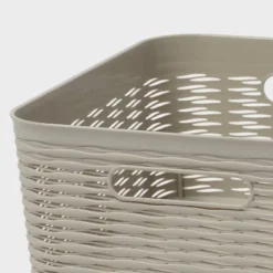 2pk Wave Medium Decorative Basket Gray - Brightroom™ 6 2pk Wave Medium Decorative Basket Gray - Brightroom™ -Brightroom GUEST 5c159ebb 6dce 4f51 8387 f1bf49db0745