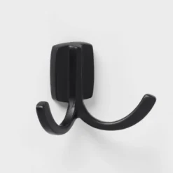 Modern Octopus Hook Matte Black - Brightroom™: Cast Aluminum Towel Hook, Powder-Coated, 20lb Capacity -Brightroom GUEST 5d7d2c23 a7e6 4749 b211 1eb42a81a588