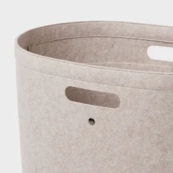 Felt Double Laundry Hamper Oatmeal - Brightroom™: Polyester, 6000 Volume, Adjustable, Open-Top, Kids & Baby Clothes Sorter 5 Felt Double Laundry Hamper Oatmeal - Brightroom™: Polyester, 6000 Volume, Adjustable, Open-Top, Kids & Baby Clothes Sorter -Brightroom GUEST 6046ff5a 69dd 4e67 a080 0fbd52742622