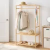 Bamboo Garment Rack With Shelving - Brightroom™ -Brightroom GUEST 62d1c10e ba0f 4e41 bc3c 27637a2e2ec5