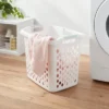 2.1bu Lamper White - Brightroom™: Plastic Clothes Hamper With Built-In Handles, Open-Top, 19.55 Volume Capacity 2 2.1bu Lamper White - Brightroom™: Plastic Clothes Hamper With Built-In Handles, Open-Top, 19.55 Volume Capacity -Brightroom GUEST 6530cf54 a22f 4c7a be6e 24a83278ff7e