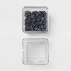2pk Small Produce Bin Fridge Bin With Lid - Brightroom™: Refrigerator Organizers, Stackable Kitchen Storage 5 2pk Small Produce Bin Fridge Bin With Lid - Brightroom™: Refrigerator Organizers, Stackable Kitchen Storage -Brightroom GUEST 670925a2 1fce 46d7 9f86 8e572846e06a