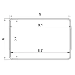Bathroom Organizer Bin With Handles Clear - Brightroom™ -Brightroom GUEST 702638fb a802 42fa abb7 994cdc460d95