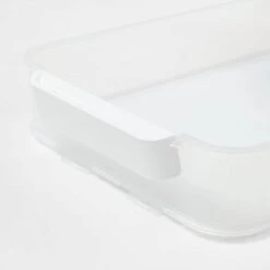 Click In Place 6.7qt Clear Shallow Plastic Storage Bin With White Latch For Home And Office Organization - Brightroom™ 12 Click In Place 6.7qt Clear Shallow Plastic Storage Bin With White Latch For Home And Office Organization - Brightroom™ -Brightroom GUEST 763a01d1 1b98 487f a653 611b2a3ab6eb