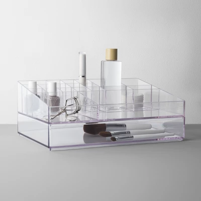 Bathroom Plastic Extra Large Cosmetic Organizer Clear - Brightroom™ 6 Bathroom Plastic Extra Large Cosmetic Organizer Clear - Brightroom™ - Image 4