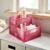 Small Foldable Crate Pink - Brightroom™ 2 Small Foldable Crate Pink - Brightroom™ -Brightroom GUEST 7ef9920a 0047 4887 a021 d2905b51ba1e