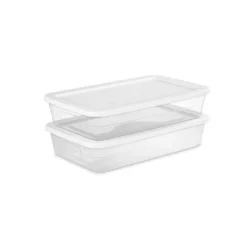 41qt Clear Under Bed Storage Box White - Brightroom™ 20 41qt Clear Under Bed Storage Box White - Brightroom™ -Brightroom GUEST 81daf41e fce0 428e 916d e66a43dfc88c