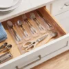 6 Compartment Plastic Drawer Flatware Organizer - Brightroom™: Clear In-Drawer Silverware Tray, Contemporary Style 2 6 Compartment Plastic Drawer Flatware Organizer - Brightroom™: Clear In-Drawer Silverware Tray, Contemporary Style -Brightroom GUEST 8737b864 9b43 4839 868b 0b77bc788f71