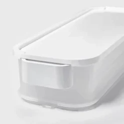 Click In Place Slim Lid For Plastic Storage Bins For Home And Office Organization White - Brightroom™ -Brightroom GUEST 89178710 2df6 4e2f b5cc c0d990711162
