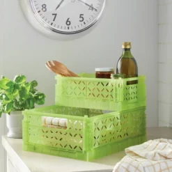 Foldable Crate Small Green - Brightroomâ„¢