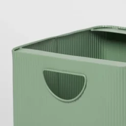 Metal Bin Small Open Front Green - Brightroom™ 5 Metal Bin Small Open Front Green - Brightroom™ -Brightroom GUEST 8cae697f 8835 41af 86a3 fdf8d73a0780