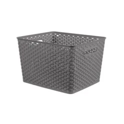 Large Y-Weave Decorative Storage Basket - Brightroom™ -Brightroom GUEST 8d0a1333 09e2 4d79 a0fe 22a019454517