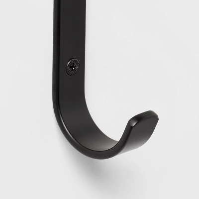 Metal Hook Matte Black - Brightroom™ 4 Metal Hook Matte Black - Brightroom™ - Image 2