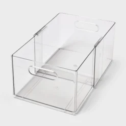 All Purpose Clear Expandable Bin Small - Brightroom™ 7 All Purpose Clear Expandable Bin Small - Brightroom™ -Brightroom GUEST 9861b291 2bbd 4556 83a9 4a23135f5aab