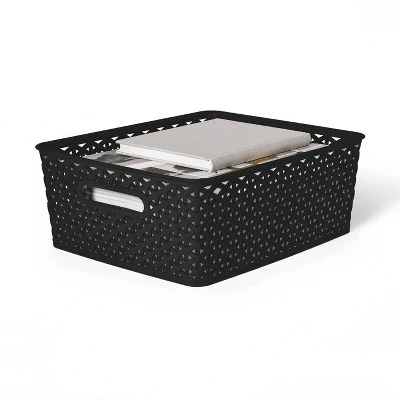 Y-Weave Medium Decorative Storage Basket - Brightroom™ 7 Y-Weave Medium Decorative Storage Basket - Brightroom™ - Image 5