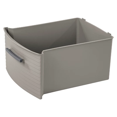 3 Drawer Medium Tower Dark Gray - Brightroom™: Plastic Storage Drawers, Portable Universal Storage, No Assembly Required 7 3 Drawer Medium Tower Dark Gray - Brightroom™: Plastic Storage Drawers, Portable Universal Storage, No Assembly Required - Image 5