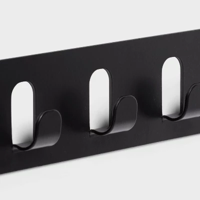 Over The Door Multi Function Basket And Hook Black - Brightroom™ 3 Over The Door Multi Function Basket And Hook Black - Brightroom™ - Image 2