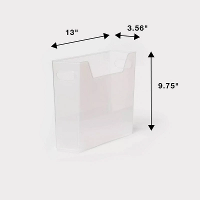 Small Multipurpose Storage Bin Clear - Brightroom™ 5 Small Multipurpose Storage Bin Clear - Brightroom™ - Image 3
