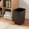 7gal Wastebasket Black - Brightroom™: Compact 7.7 Gallon Indoor Trash Can, Rectangle, Polypropylene, Open Top, Dorm Use -Brightroom GUEST a5395f29 7e81 4f04 978d af5769e66456