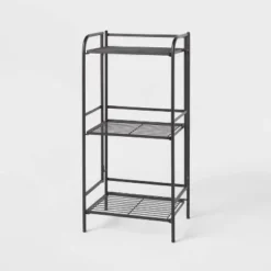 Folding 3 Shelves Black - Brightroom™ -Brightroom GUEST ad23b2aa ea02 4c65 916f 058ab9cf16df