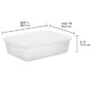 28qt Clear Under Bed Storage Box White - Brightroom™ -Brightroom GUEST aeda9eda c45b 41ca 8796 55681f4b84c8