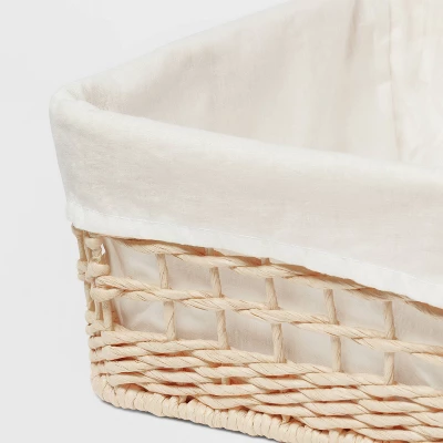 Tapered Woven Basket With Liner - Brightroom™ 4 Tapered Woven Basket With Liner - Brightroom™ - Image 2