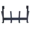 Heavy Duty Over The Door 4 Hooks Rail Matte Black - Brightroom™ -Brightroom GUEST b1a71543 0f63 40a3 a300 4c7c09d9181c
