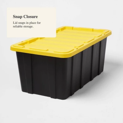 38gal Heavy Duty Storage Tote - Brightroom™ 5 38gal Heavy Duty Storage Tote - Brightroom™ - Image 3
