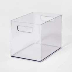 Bathroom Organizer Bin With Handles Clear - Brightroom™ -Brightroom GUEST b94e4b0c c6e8 4289 8f50 4d9a8cedd5a0