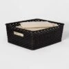 Y-Weave Medium Decorative Storage Basket - Brightroom™ 2 Y-Weave Medium Decorative Storage Basket - Brightroom™ -Brightroom GUEST e1da3352 a667 4d53 9958 fd39313c7a18