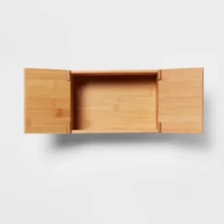 6" X 9" X 4" Rectangular Hinge Lid Bamboo Countertop Organizer - Brightroom™ 6 6" X 9" X 4" Rectangular Hinge Lid Bamboo Countertop Organizer - Brightroom™ -Brightroom GUEST e6be31c7 8073 42f8 8837 a7a5becf1db8