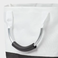 Scripted Structured Collapsible Hamper - Black - Brightroom™ -Brightroom GUEST ed9c8d7f c4a4 4a18 ae66 a95dcc5e4a66