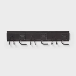 Garage Tool Hook And Rail Kit - Brightroom™: Steel Utility Storage Rack, Garage Organization, Broom Holder, Black -Brightroom GUEST f0df0e39 2022 4ab7 8a0b 612f88604f71