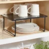 Metal Stacking Shelf With Powder Coated Finish Black - Brightroom™: Stackable Kitchen Storage Organizer, Shelf Riser 2 Metal Stacking Shelf With Powder Coated Finish Black - Brightroom™: Stackable Kitchen Storage Organizer, Shelf Riser -Brightroom GUEST f18be904 cacf 4c6b bfdc 9eb2b3c9e2b3